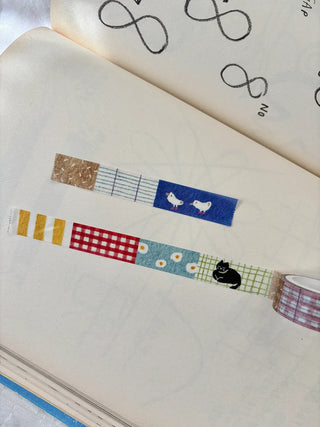 Pion - Cat on the Rug - Washi Tape - 15mm × 5m