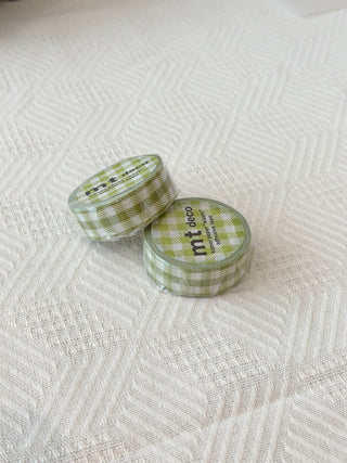 mt - Washi Tape - Gingham - 15mm × 7m