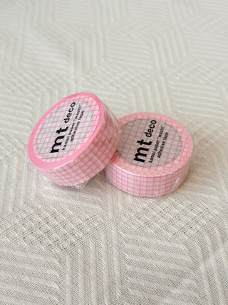 mt - Washi Tape - Hougan Grid - 15mm × 7m