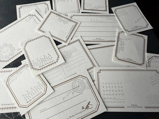 OEDA LETTERPRESS - Assort Card Set - Mellow