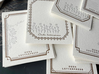 OEDA LETTERPRESS - Assort Card Set - Mellow