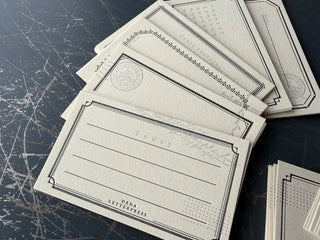 OEDA LETTERPRESS - Assort Card Set - Mellow