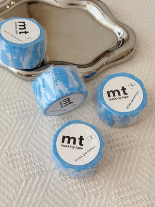 mt x mina perhonen - Washi Tape - Metsa Blue - 30mm × 3m