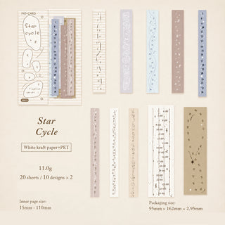 Mo.Card - Sticker Set - Timeline - 20 Pieces