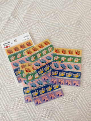 Dailylike - Masking Seal Stickers - 20 Pieces