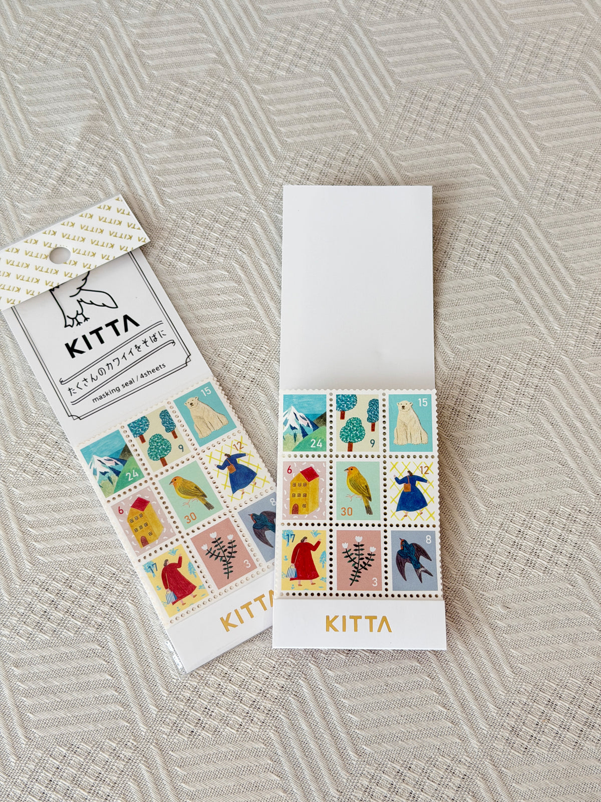 KING JIM KITTA - Special Washi Stickers - 4 Sheets