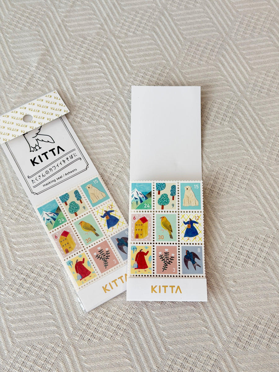 KING JIM KITTA - Special Washi Stickers - 4 Sheets