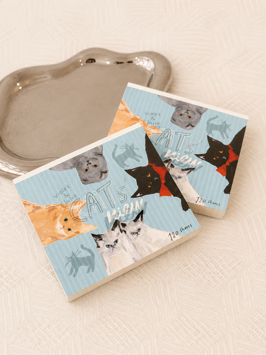 Cozyca Products - Memo Pad - Cat‘s View