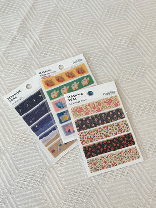 Dailylike - Masking Seal Stickers - 20 Pieces