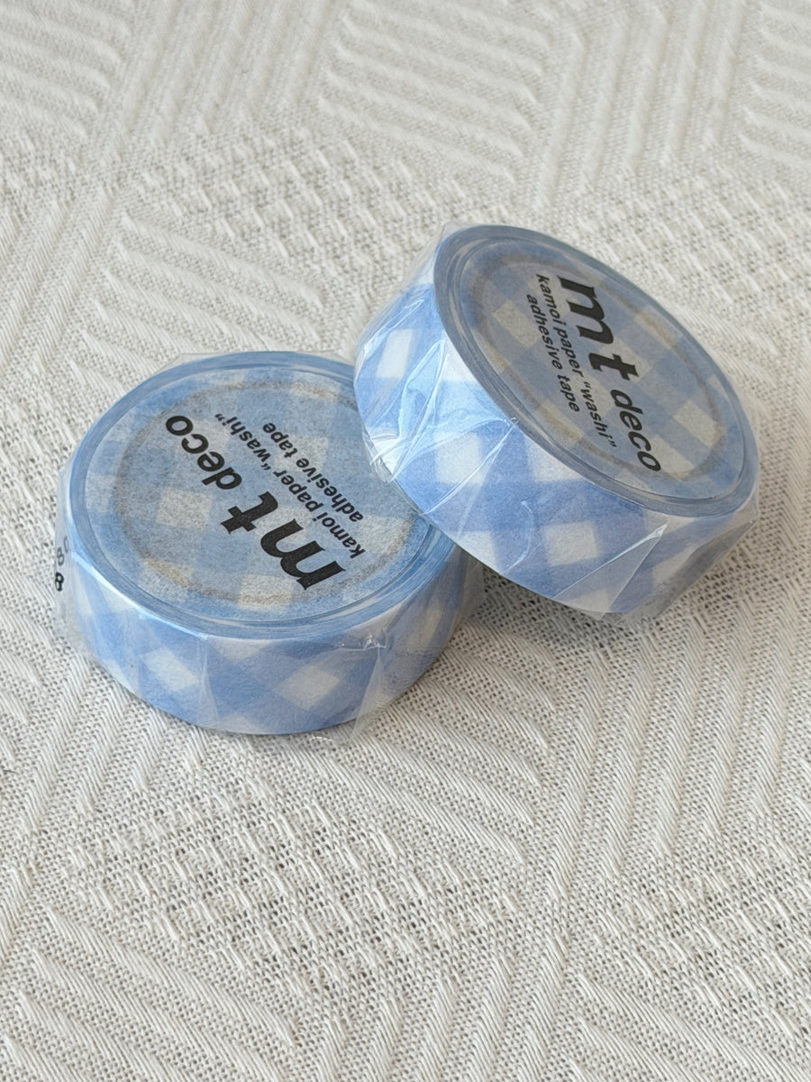mt - Washi Tape - Gingham - 15mm × 7m