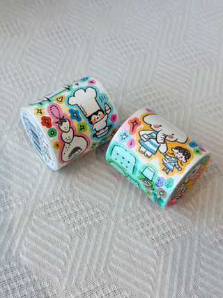ZZOTON - Sticker Tape - Doodle - 50mm × 5m