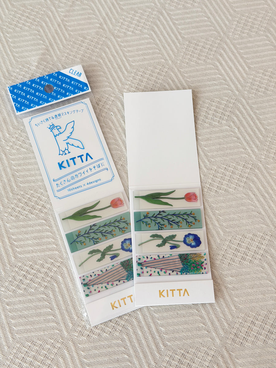 KING JIM KITTA - Clear Stickers - 60 Pieces