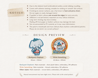 ZZOTON - Fabric Patch - 1 Piece