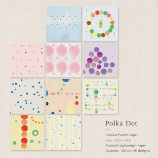 Pukapuka - Memo Pad - Polka Dot - 100 Sheets