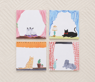 Cozyca Products - Memo Pad - Cat‘s View