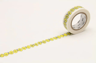 mt x mina perhonen - Washi Tape - Choucho Yellow - 15mm × 10m
