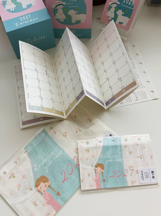 ZZOTON Molinta - 2027 Foldout Yearly Calendar Refill