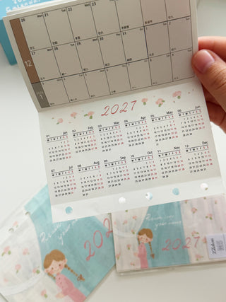 ZZOTON Molinta - 2027 Foldout Yearly Calendar Refill