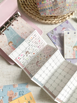 ZZOTON Molinta - 2027 Foldout Yearly Calendar Refill