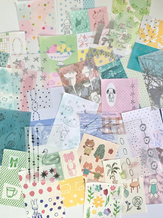 ZZOTON - Memo Pad - Mixed Specialty Paper - 90 Sheets