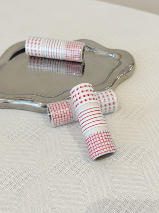 Classiky  - Washi Tape Set - Dots, Stripes & Grid - 3 Designs × 1m