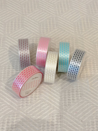 GUGU EVERYTHING - Polka Dot Tape Set - 6 Designs × 1m