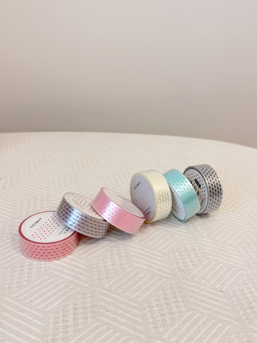 GUGU EVERYTHING - Polka Dot Tape Set - 6 Designs × 1m