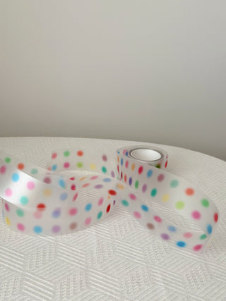 GUGU EVERYTHING - Blush Dots Tape - 35mm × 1m