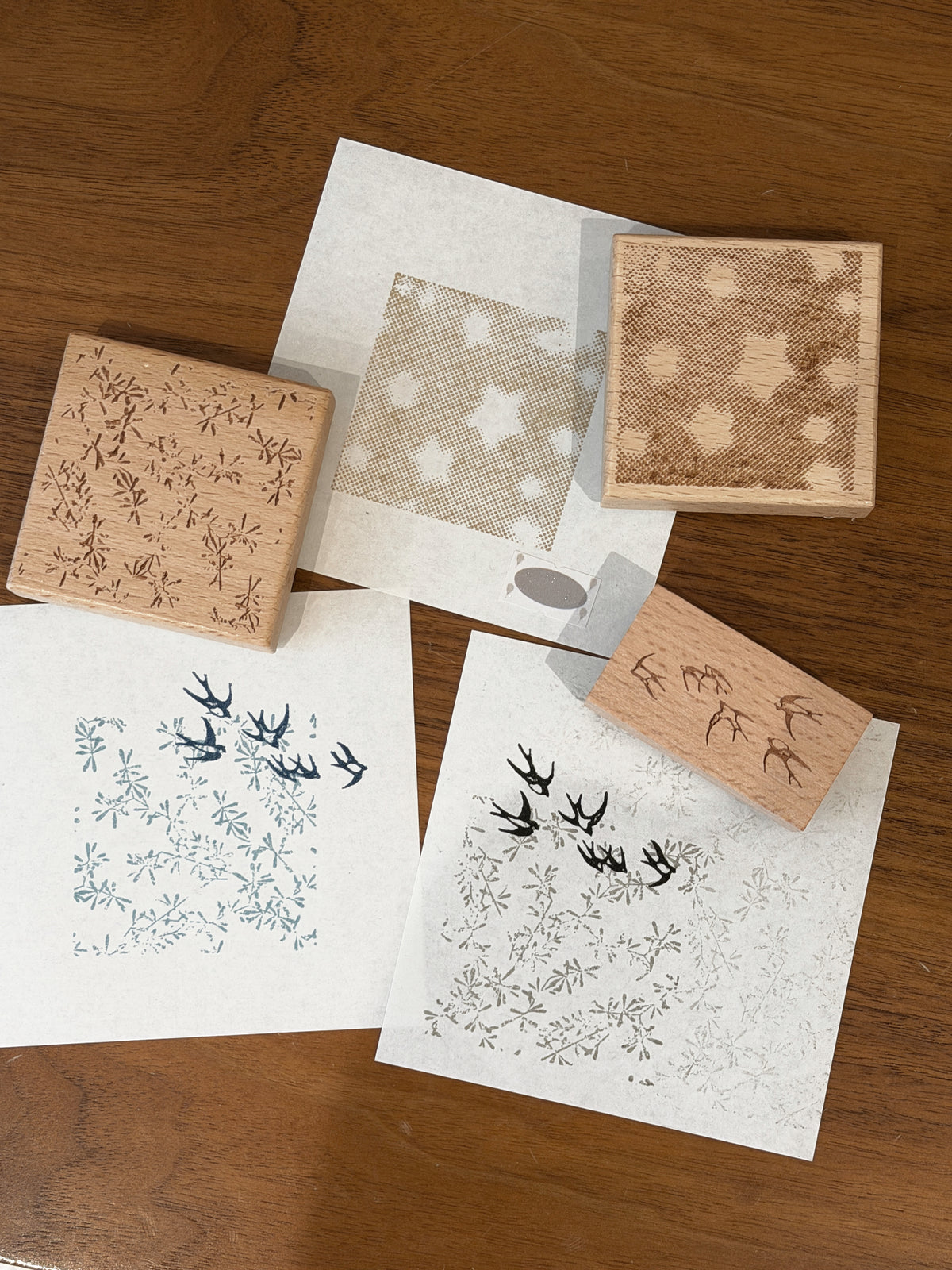 Mo.Card - Poetic Wooden Stamp