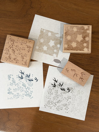 Mo.Card - Poetic Wooden Stamp