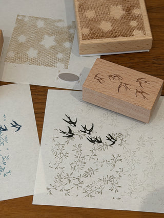 Mo.Card - Poetic Wooden Stamp