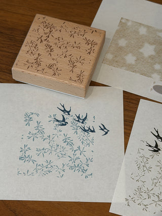 Mo.Card - Poetic Wooden Stamp
