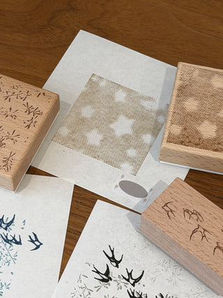 Mo.Card - Poetic Wooden Stamp