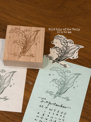 Mo.Card - Botanical Wooden Stamp