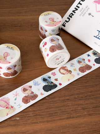 Pukapuka - Sheep Resting Washi Tape
