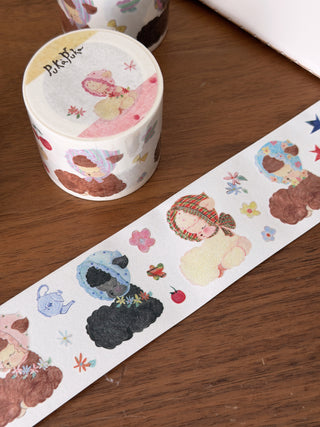 Pukapuka - Sheep Resting Washi Tape