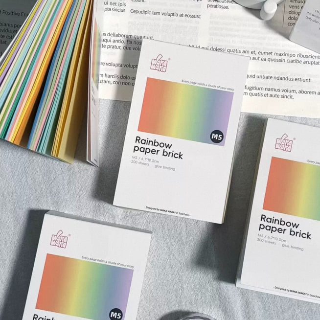 Waka Waka - Rainbow Memo Pad - M5