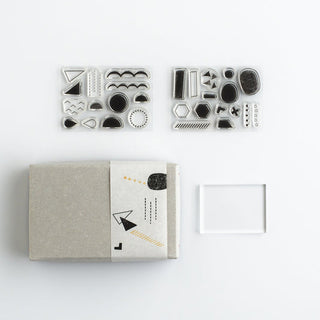mizushima JIZAI Clear Stamp BOX - Shapes 03