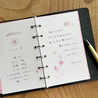 mizushima x necktie - JIZAI Clear Stamp BOX Motif Set - Everyday Meals