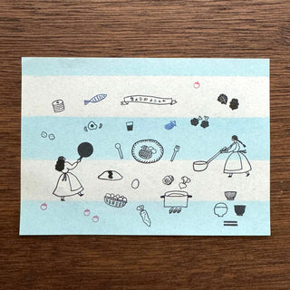 mizushima x necktie - JIZAI Clear Stamp BOX Motif Set - Everyday Meals