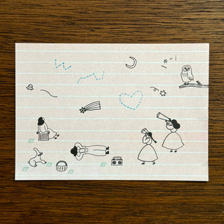 mizushima x necktie - JIZAI Clear Stamp BOX Motif Set - Searching for Stars