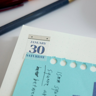 Rolledpaint - 2027 365 Day Calendar - Easy-Tear Washi Tape