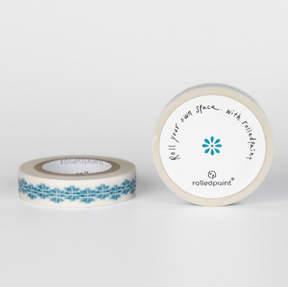 Rolledpaint - Blue Daisy Washi Tape