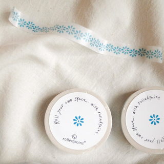 Rolledpaint - Blue Daisy Washi Tape