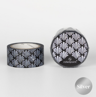 Rolledpaint - Mother of Pearl - Silver Foil Washi Tape