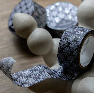 Rolledpaint - Mother of Pearl - Silver Foil Washi Tape