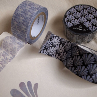Rolledpaint - Mother of Pearl - Silver Foil Washi Tape