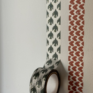 Rolledpaint - Green Bird - Washi Tape