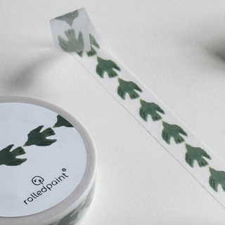 Rolledpaint - Green Bird - Washi Tape