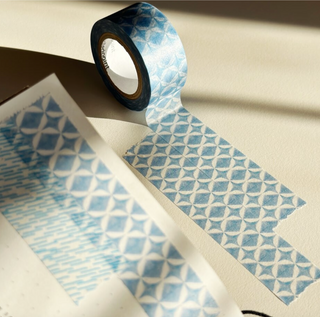 Rolledpaint - Blue Diamond - Washi Tape